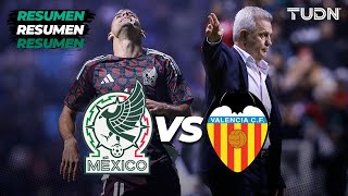 Resumen y goles  México 22 Valencia  Amistoso Internacional  TUDN [upl. by Yttam]