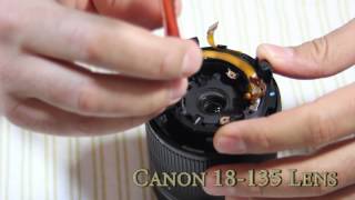 Canon 18 135 Lens Take Apart to Fix [upl. by Burnie]