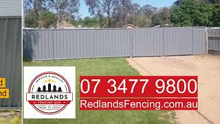 Colorbond Fence Installation [upl. by Chemarin]