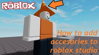 How to EASILY insert accessories into ROBLOX studio [upl. by Annaik720]