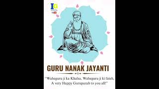 Dhan Dhan Mera baba Nanak ji Pyare A Very Happy Gurupurab to you all [upl. by Nyved]