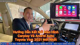 ✅Hướng Dẫn Sử Dụng Màn Hình Toyota Smart Link Trên Vios 2021 [upl. by Accber]