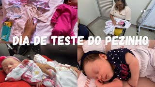 VLOGFIZEMOS O TESTE DO PEZINHO DA NOSSA PEQUENA ANNA LIZ🌸 [upl. by Ayyn]