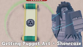 Getting NEW Puppet Art Martial In Boss Drop  Shindo Life [upl. by Oinafipe]