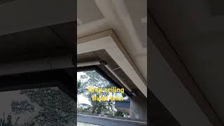 Plafon gypsum bulat telur plafongypsum plafondropceiling [upl. by Paz319]