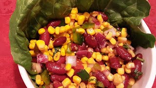 Corn and Bean Mexican Salad [upl. by Eissac255]