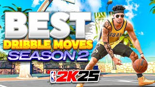 BEST DRIBBLE MOVES on NBA 2K25 SEASON 2  DRIBBLE TUTORIAL amp BEST SETTINGS NBA2K25 [upl. by Odrareg962]