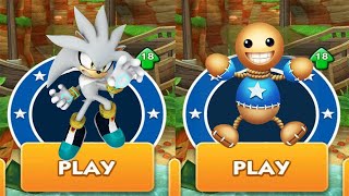 Sonic Dash  Silver vs Buddyman Run vs All Bosses Zazz Eggman Gameplay [upl. by Johannes]