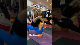 Block yoga  yoga for everyone youtube yoga fitness motivation india [upl. by Campy]