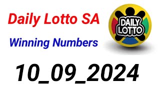 Daily Lotto SA Prediction 10092024 [upl. by Nail641]