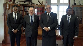 Fijian President officiates at swearingin of Puisne Judge in the High Court [upl. by Tioneb]