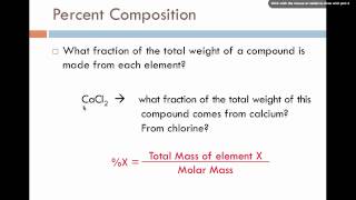 Molar Mass and Percent Composition [upl. by Inol]