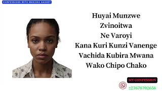 Huyai MunzweZvinoitwa Ne Varoyi Kana Kuri Kunzi Vanenge Vachida Kubira Mwana Wako Chipo Chako [upl. by Nanice]