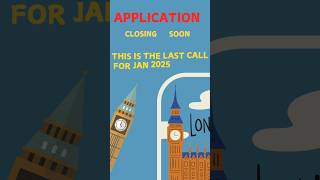 THIS IS THE LAST CALL FOR JAN INTAKE UK SESSION FOR 2025 CLOSING SOON SO HURRY UP [upl. by Retxab478]