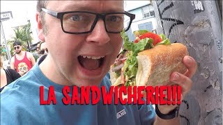 Sandwich as big as your head La Sandwicherie Miami Beach [upl. by Mcwilliams]