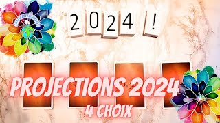 VOTRE ANNÉE 2024 🔮 TIRAGE TAROT 🔮 4 CHOIX [upl. by Efthim]