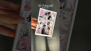 DIY 3D Polaroid Wedding Edition papercraft polaroid photoframe diy crafts handmade giftideas [upl. by Consalve]