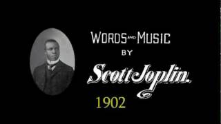 Rare Scott Joplin song The Rag Time Dance [upl. by Gautier419]