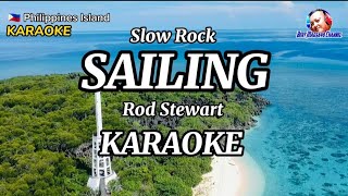 SAILING  KARAOKE by Rod Stewart karaoke cover [upl. by Namyh]