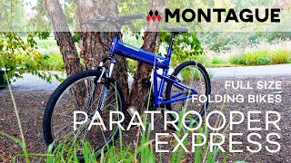 Montague Paratrooper Express  Foldable On and OffRoad Bike [upl. by Ahsertal124]