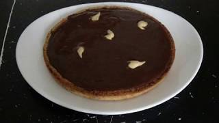 Tarte chocolat beurre de cacahuètes [upl. by Fotzsyzrk]