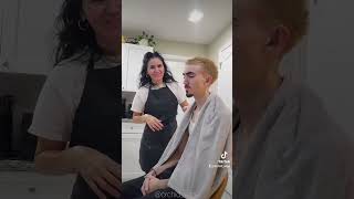 BLEACHING BLACK HAIR TO BLONDE ✨️ [upl. by Anneg]