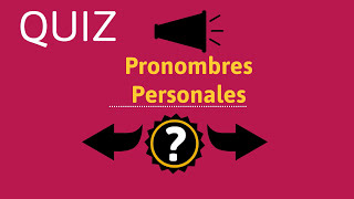 QUIZ PRONOMBRES PERSONALES en INGLÉS [upl. by Redford148]