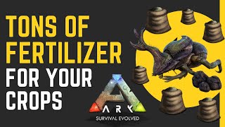 How to use a Dung Beetle for Fertilizer Official server ARK Survival Evolved [upl. by Areemas]