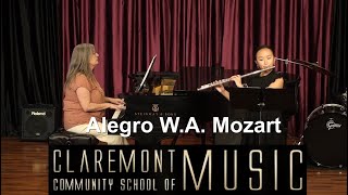 Allegro by WA Mozart Flute [upl. by Alroy962]