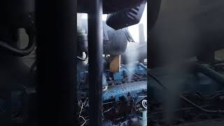 ford 8340 clearing hydrolocked engine 6 cylinder turbo [upl. by Haorbed948]