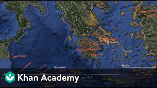 The Peloponnesian War  World History  Khan Academy [upl. by Ahsinam]