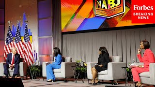 FULL EVENT Trump Gives Fiery Interview At National Association Of Black Journalists Convention QampA [upl. by Frere]