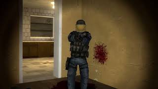 COUNTER STRIKE SOURCE VS RAVENHOLM INFECTED GMOD NPC BATTLES [upl. by Atreb]