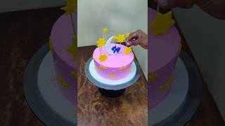 1st birthday cake design youtubeshorts cake shortvideo trending birthdaycake [upl. by Annoval]