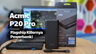 Powerbank 20000mAh TerMURAH amp paling Rekomen 2019  Unboxing Acmic P20 Pro [upl. by Rein]