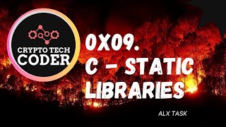 0x09 C  Static libraries  1000 complete code along [upl. by Anelaj758]