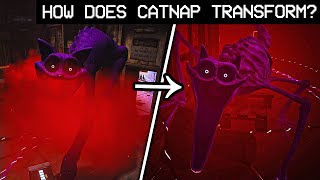 How does CATNAP TRANSFORM hacking behind him  Poppy Playtime Chapter 3 Secrets Showcase [upl. by Natam]