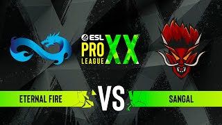 Eternal Fire vs Sangal  ESL Pro League Season 20  Group A [upl. by Ehrman]