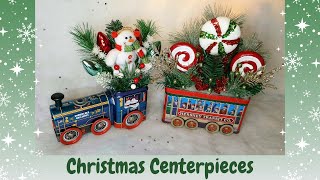 DIY Christmas Centerpieces using Flea Market Finds [upl. by Volnak]