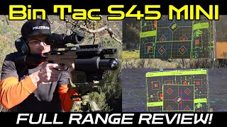 The BinTac BampW S45 MINI 457 Semi Auto PCP Full REVIEW AND RANGE TEST The BEST SEMI AUTO FOR 2022 [upl. by Isaacson326]