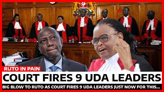 Ruto Kwisha❗COURT Fires RUTOs 9 UDA Leaders BIG Blow to RUTO KENYA NEWS LIVE NOW [upl. by Skricki]