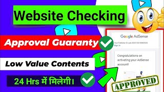 ✅Live Website Checking For AdSense approval in 24 HrsSandeep Blogging tips Google Adsense Approval [upl. by Toor640]