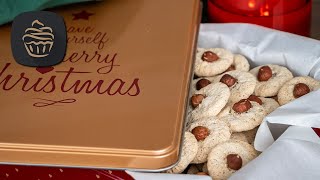 Super schnelle Weihnachtsplätzchen  Nussbusserl  Haselnuss Makronen  Einfaches Rezept [upl. by Laurance]