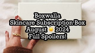 Boxwalla Skincare Subscription Box August ☀️ 2024 Full Spoilers Votary  BeautyAmaB [upl. by Streeter]