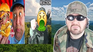 Reacting To Arbys® Denali Meat Mountain Sandwich Review JWT  Reaction BBT [upl. by Nij]