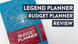 Legend Planner Budget Planner Review and Flip Through [upl. by Ellary]