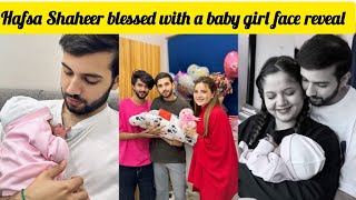 Hafsa Shaheer blessed with a baby girl  Hafsa Shaheer baby face reveal hafsashaheerbaby [upl. by Roper]