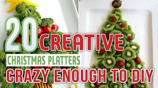 20 Creative Christmas Platters Crazy Enough To DIY [upl. by Natehc]