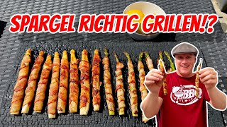 Weisser und Grüner Spargel richtig grillen  BaconSpargel  Grill amp Chill  BBQ amp Lifestyle [upl. by Wyatt632]