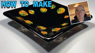 COE 96 Murrini Dish with luck in this Glass Fusing Tutorial [upl. by Eliott]